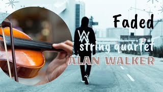 Faded - Alan Walker - String quartet cover arrangement