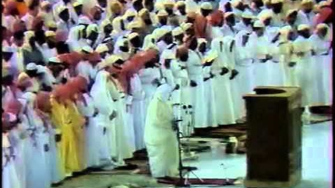 تلاوة نادرة وخيالية من صلاة التراويح في الحرم المكي للشيخ علي جابر  1986 الموافق 1406هـ