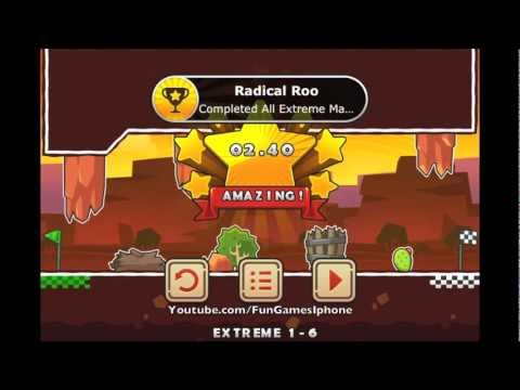 Run roo Run chapter 1 extreme Walkthrough 1-1 to 1-6 3 stars app of the week apple store