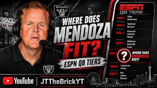 JT The Brick Reacts to ESPN’s QB Tiers: Where Does Fernando Mendoza Fit?