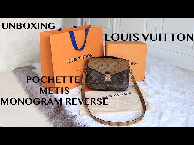 Unboxing Louis Vuitton Pochette Métis in Reverse Monogram 