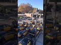 Barcelone 27/10/2020 - Des chauffeurs de taxi démontrent qu&#39;ils sont éligibles aux aides d&#39;État