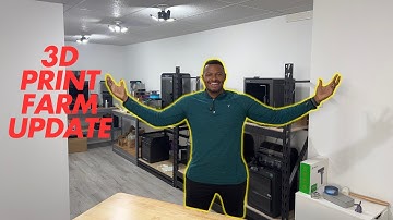 I built My 3D Print Farm & Tour!