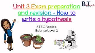 Celebrity BTEC Applied Science Unit 3: Writing a hypothesis - BioTeach. Wealth