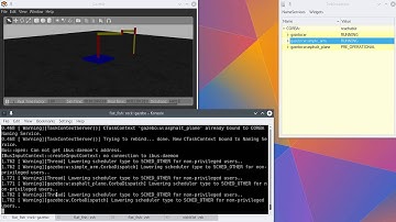 First steps in Rock/Gazebo Integration
