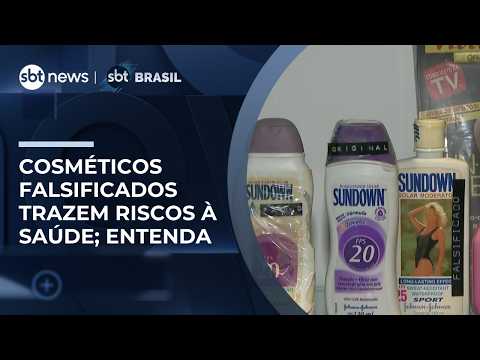 Counterfeit cosmetics can cause health damage; understand the risks | #SBTBrasil