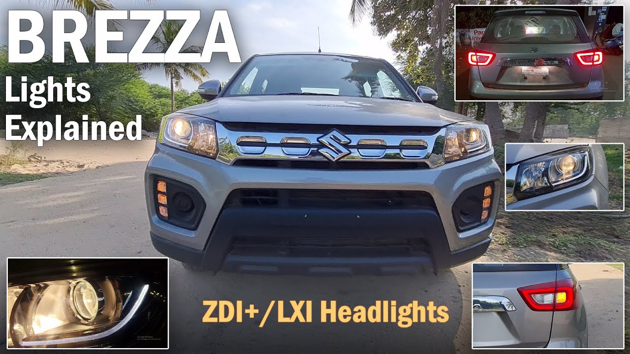 Brezza January 2022 Lights Explained Suzuki Vitara Brezza lxi 1.5