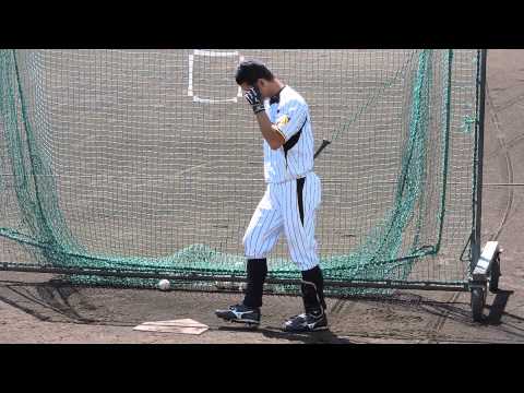 2014.9.13 鳴尾浜　４５しみーずさんバント練習