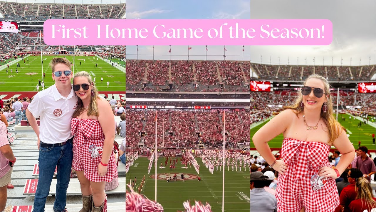 First Alabama Home Game of 2025! | University of Alabama | Amelia Kate T.