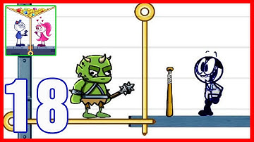 Pencil Boy Pull The Pin - Gameplay Walkthrough Part 18 - All Levels Solution (Android,iOS)