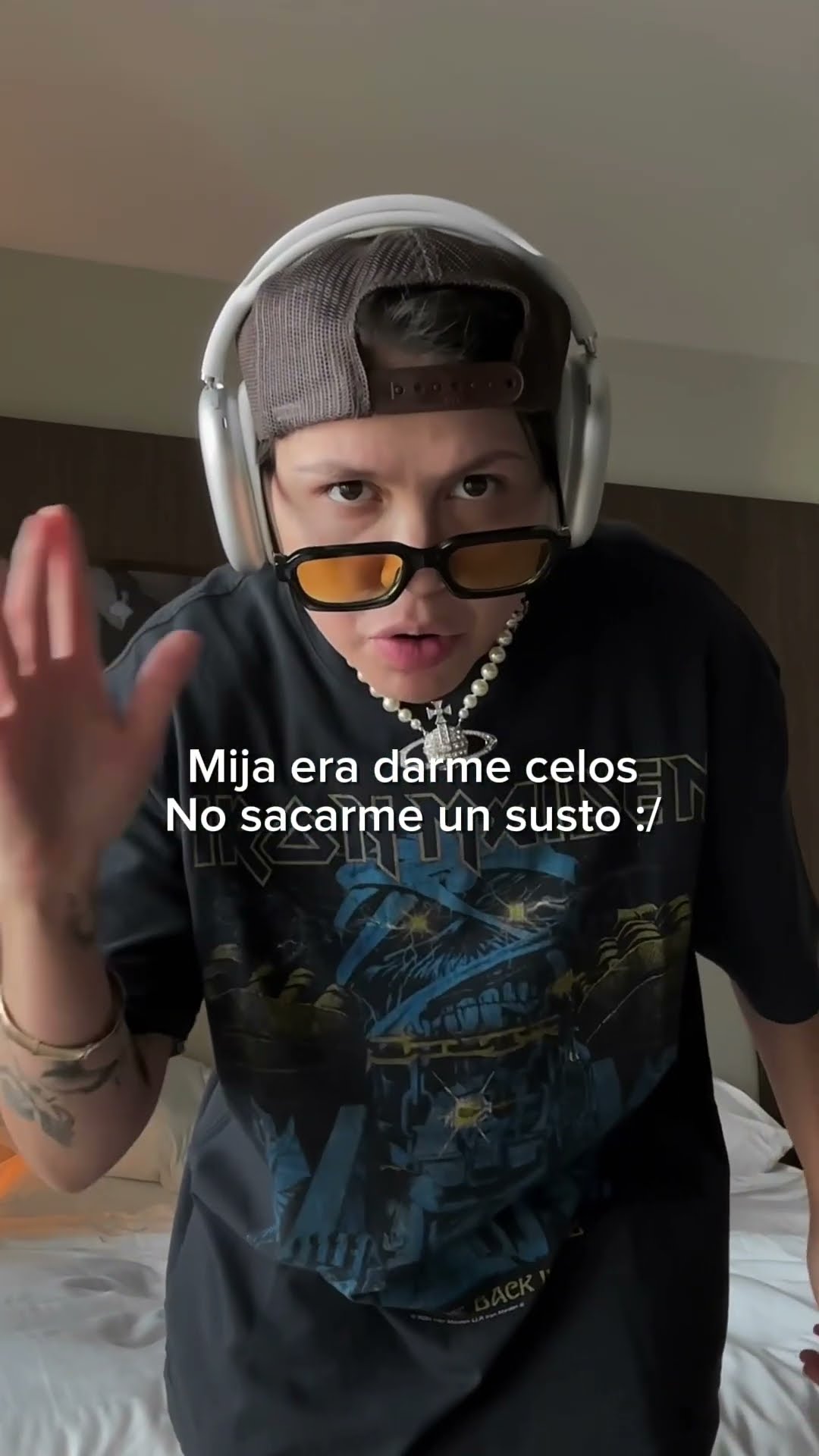 Era darme celos no sacarme un susto: #maciel