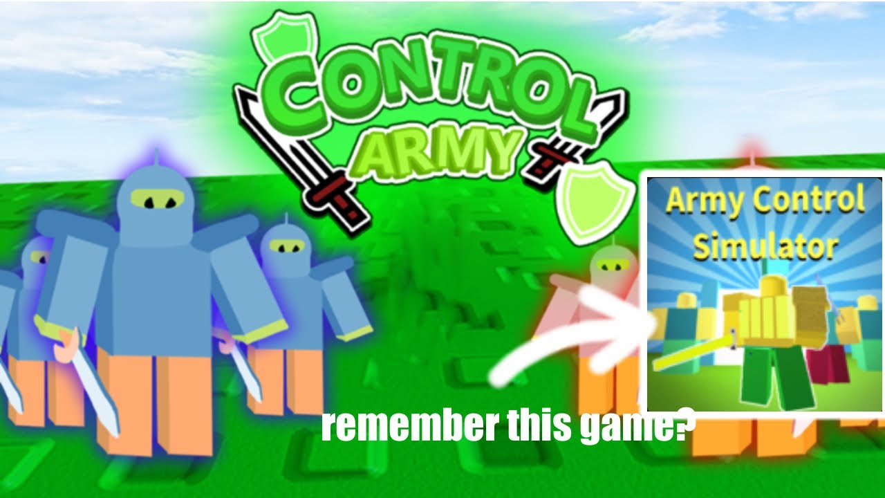 Roblox Control Army.. Army Control Simulator 2? YouTube