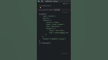 How to Fix API and JSON Data in PYTHON Terminal #cswithharsh #pythontutorial #shorts #pythoninhindi