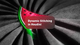Vellum Dynamic Stitching - Houdini Tutorial