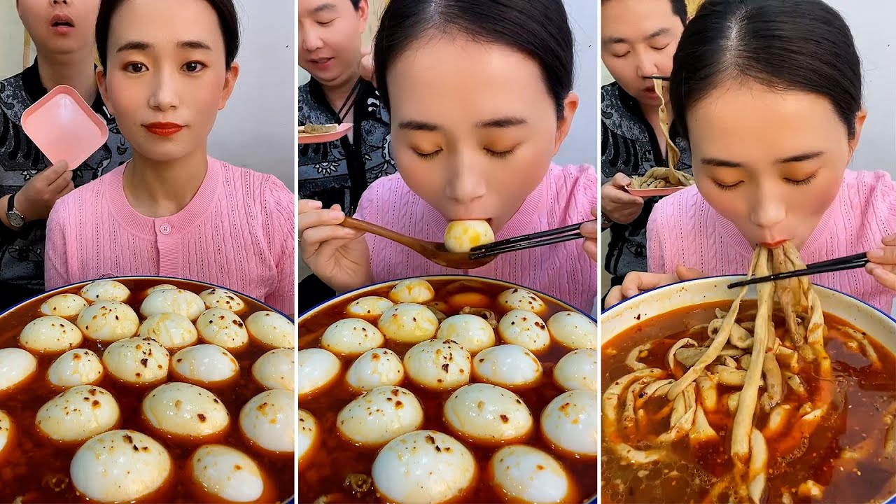MUKBANG : Too much Eggs - Goat intestine soup 너무 많은 계란 - 염소 창자 수프
