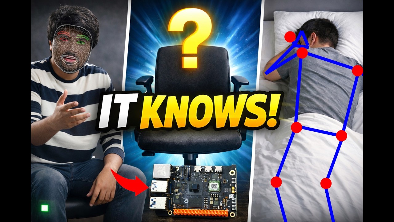 Я создал ИИ, который знает, когда вы сидите, стоите или спите | RDK X5