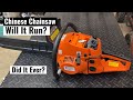 Chinese chainsaw challenge  will it run unbelievable amount of problems