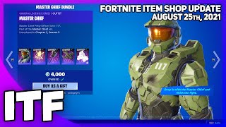 Fortnite Item Shop MASTER CHIEF IS BACK! [August 25th, 2021] (Fortnite Battle Royale)