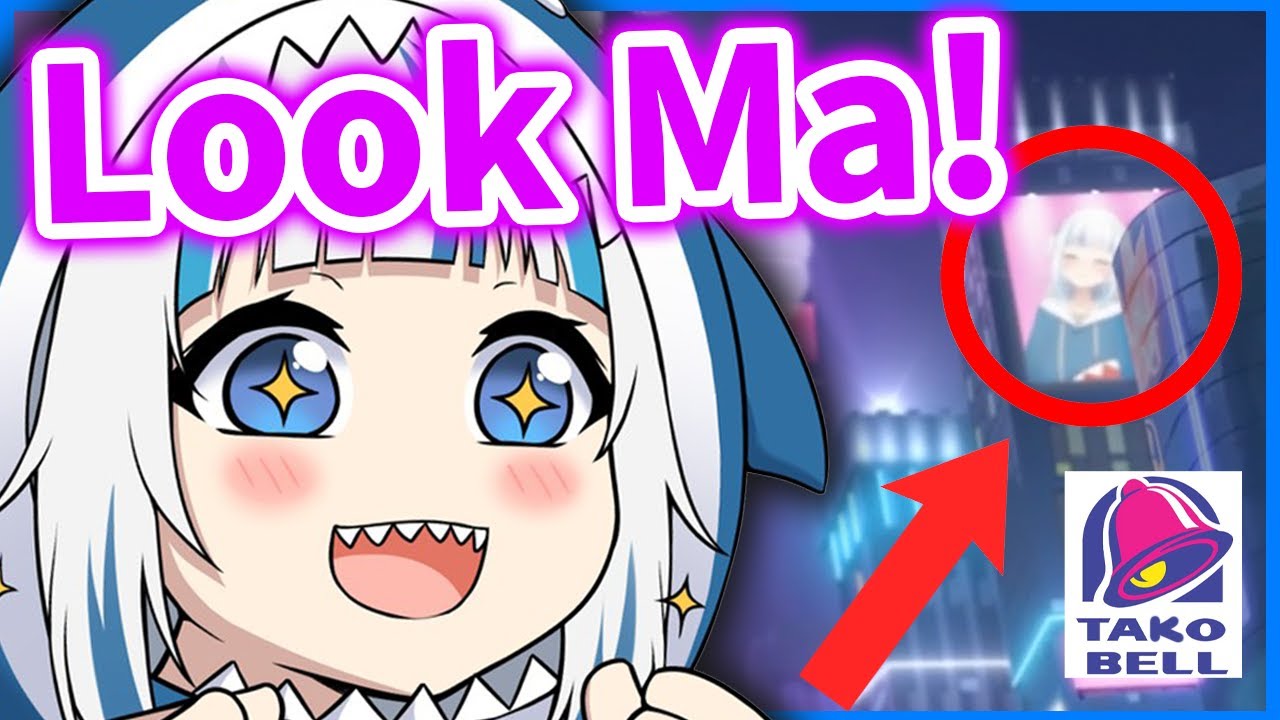 Gura Reacts to Her Cameo in the Taco Bell Commercial!【Gawr Gura / HololiveEN】