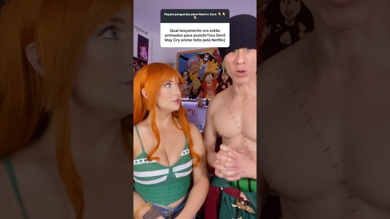 Nami e Zoro #nami #zoro #onepiece #demonslayer #onepiececosplay #anime #shorts #cosplay