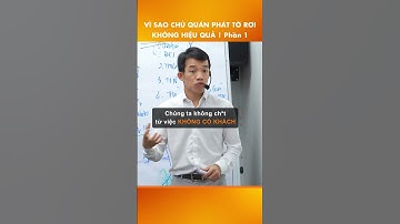 Vì sao chủ quán PHÁT TỜ RƠI KHÔNG HIỆU QUẢ ? | Nguyên Vinbar #biquyetquanđongkhach #nguyenvinbar