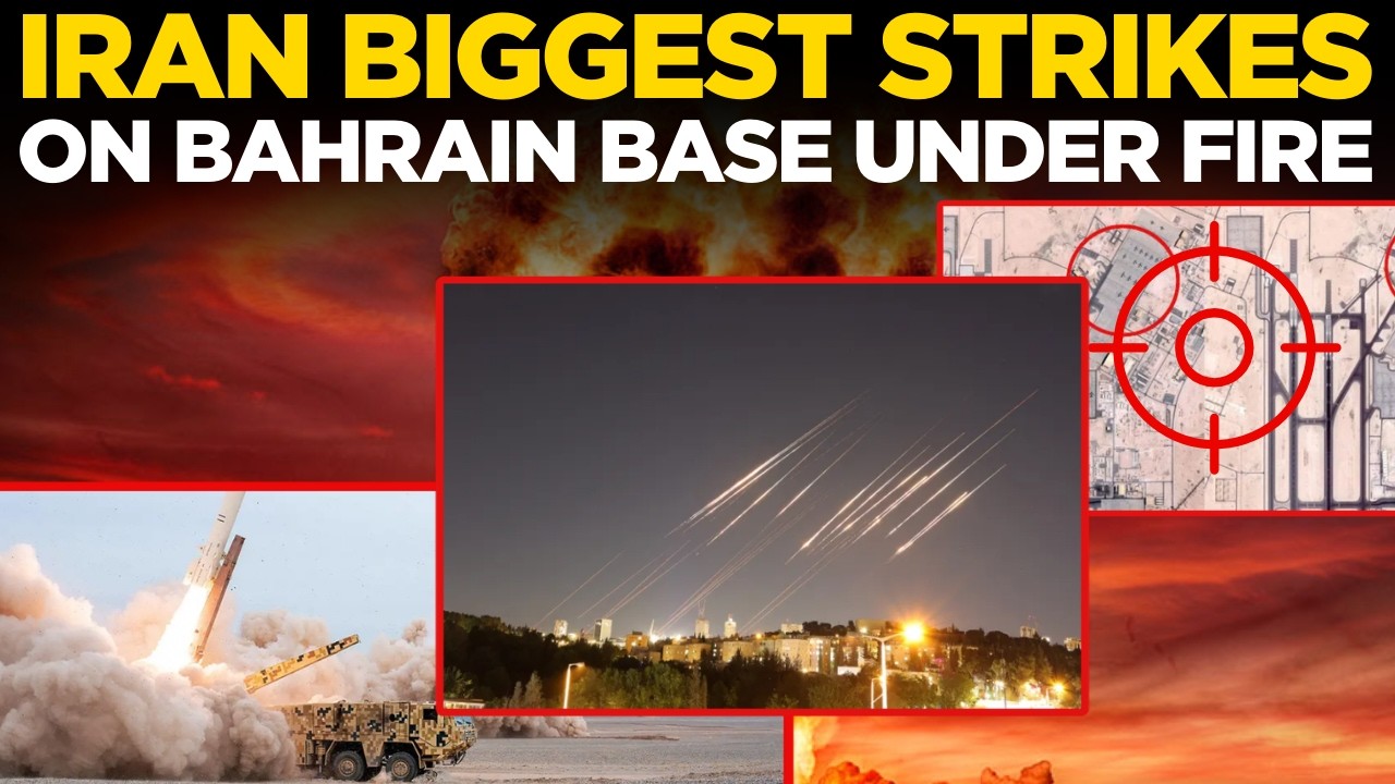LIVE: Explosions Rock Bahrain After Iranian Strike on US Base | Trump | Khamenei | US-Iran War