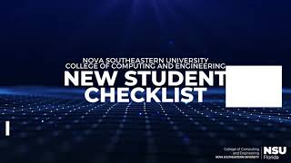 New Student CheckList - Schedule a New Student Advising Appointment