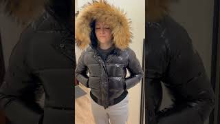 Moncler Alpin down jacket   17 04 2024 #winter #snow #moncler #downjacket #downcoat #candid