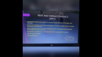 Heat and Thermodyamics: 3 rd semester-Important questions (Degree 2nd year  ):B.Sc physics