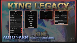 KING LEGACY Script Pastebin 2022 UPDATE 3.5 AUTO FARM