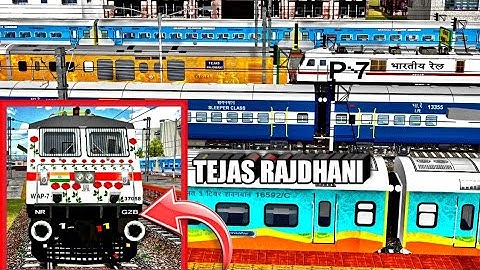 Patna TEJAS RAJDHANI Express Journey || Dulhan WAP7 || Entering New Delhi Jn. IR-MSTS
