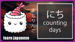 Nichiにち How To Count Days In Japanese