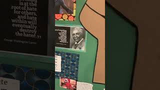 Black History Month Student Designed and Curated Bulletin Board