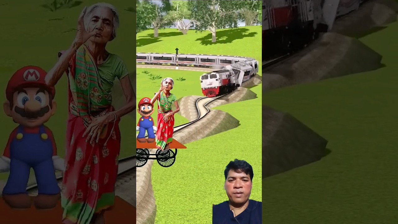 Moye moye boy Mario & buddi stop the train 