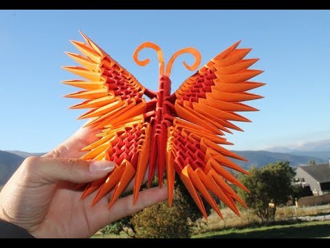 Papillons 3D faciles 