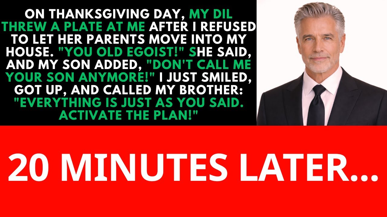 My Daughter-In-Law Threw A Plate At Me And Called Me Selfish On Thanksgiving Day...