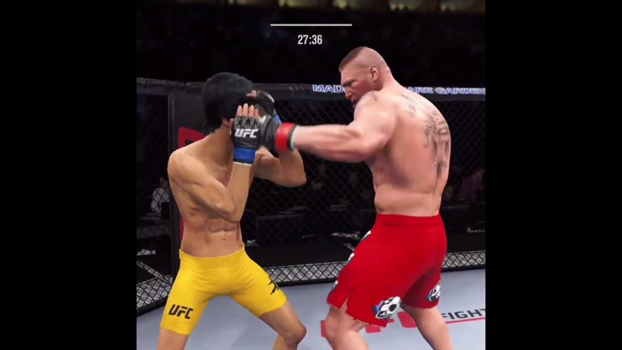Bruce Lee vs. Brock Lesnar EA Sports UFC 4 Epic Fight YouTube