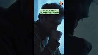 Weak men point fingers, strong men shatter barriers! #StrengthVsWeakness #motivation