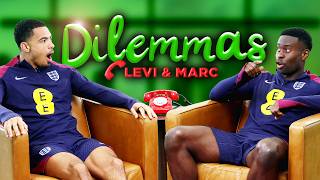 "Toes Out?! Not In My Car" 🤢 Marc Guéhi & Levi Colwill answer Fans' Dilemmas 📞 Episode 4 | England