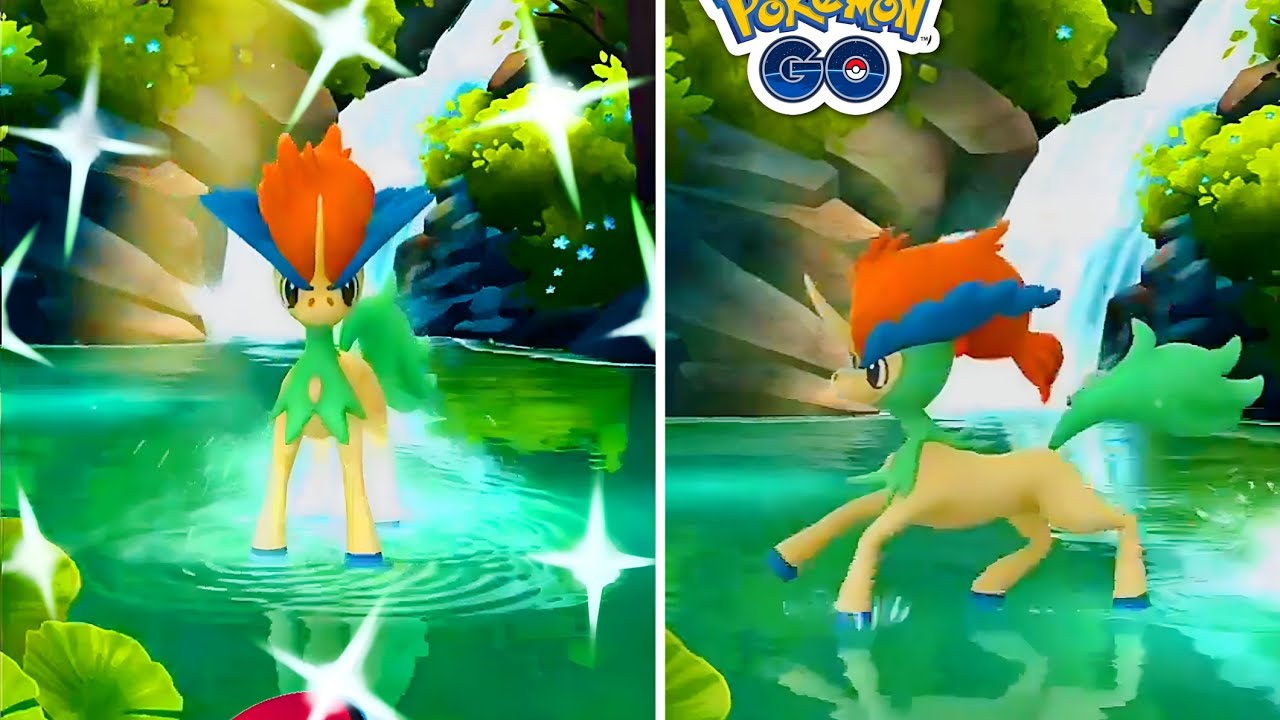 World's first ✨️ shiny keldeo is here! in pokemon go.