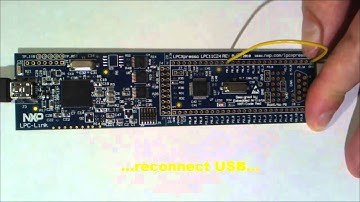 Switch LPCXpresso to ISP