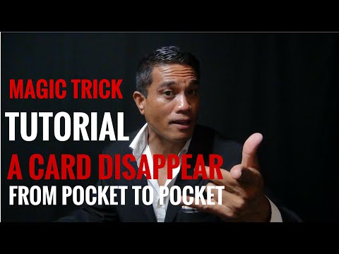 Selected Card Vanish and into Pocket Tutorial