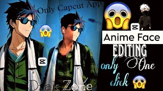 Anime Face Editing video||How to make anime Face Editing video🎥|anime Face Editing video keshe banae screenshot 2