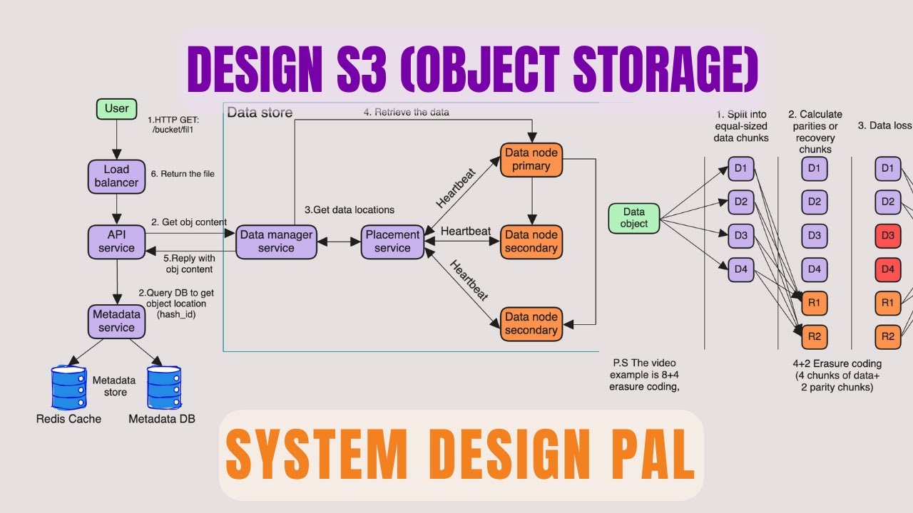 Design an Amazon S3 or Object Storage - YouTube