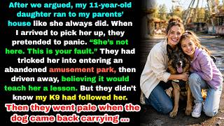 My Parents Locked My Daughter in an Abandoned Amusement Park —They Forgot Her K9 Followed Her screenshot 1