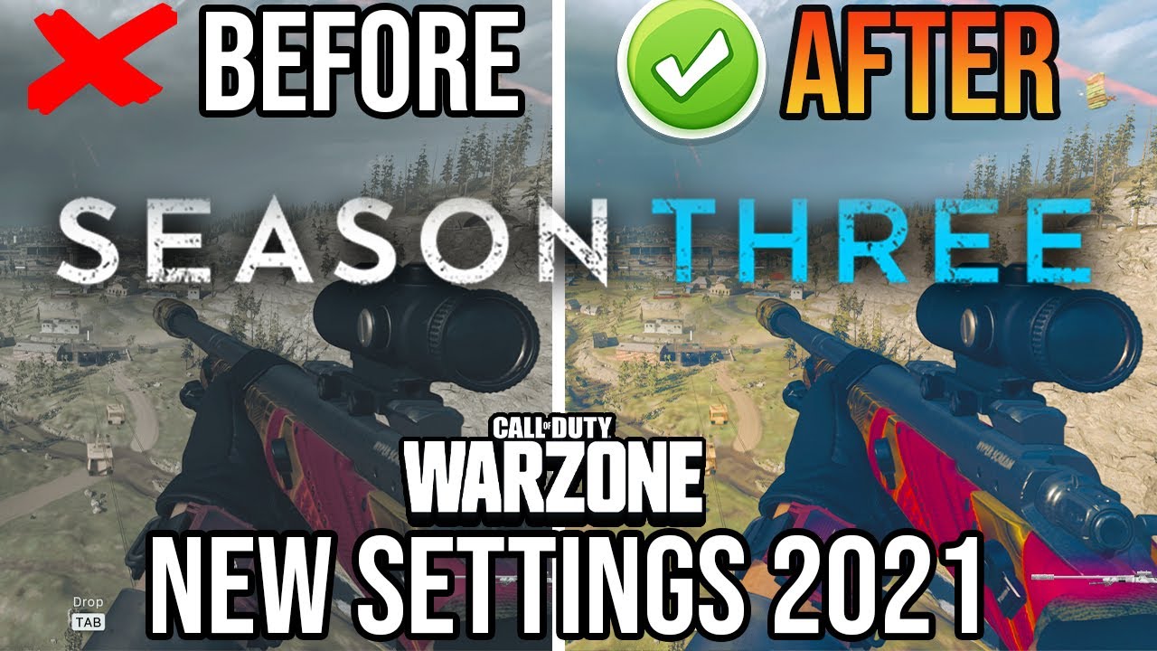 Best Graphics Settings + NVIDIA Filters Updated Season Three 2021! MAX Visibility in Warzone