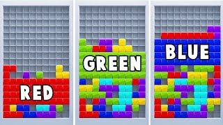 learn colors with tetris blocks for kids 3d animation video for kids by hooplakidz edu