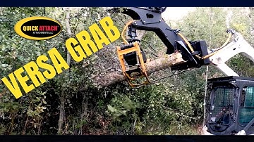 Quick Attach® Versa Grab™ - Multi-Purpose Skid Steer Grapple Attachment