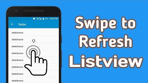 Swipe to refresh Listview in Sketchware