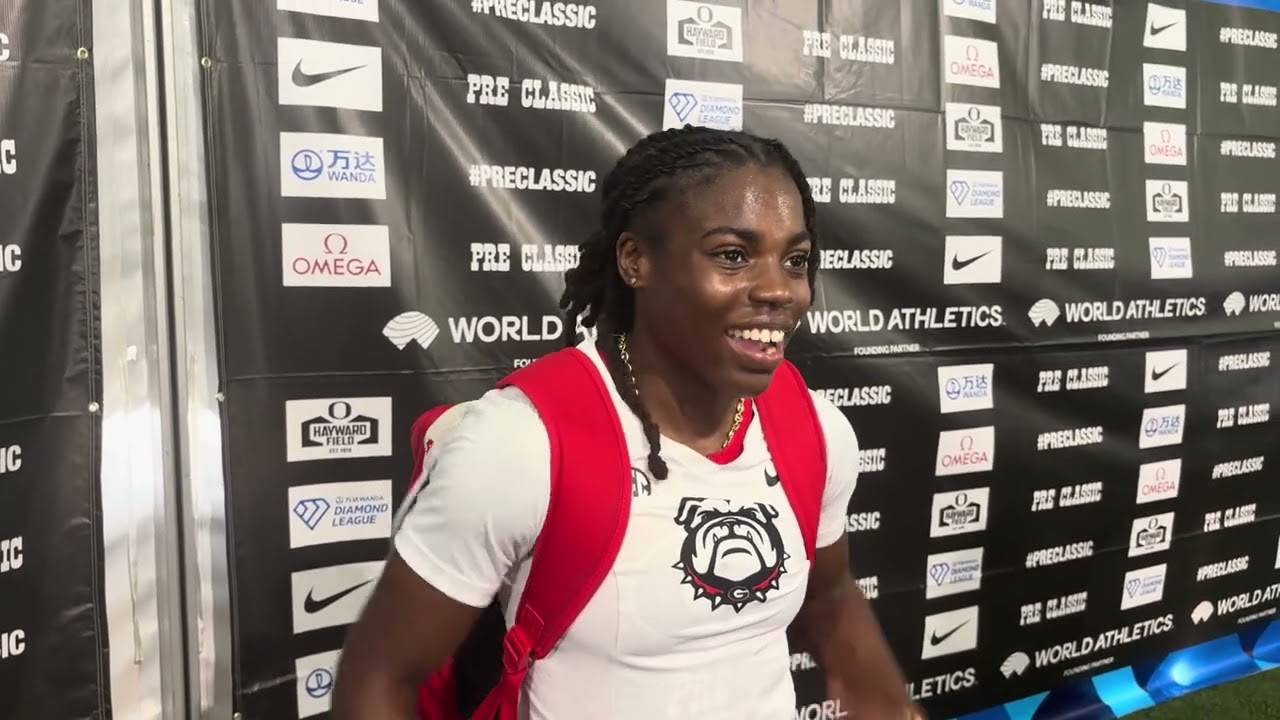 Adaejah Hodge On Racing Pros, The Bowerman After 10.80 For 3rd In Prefontaine Classic 100m